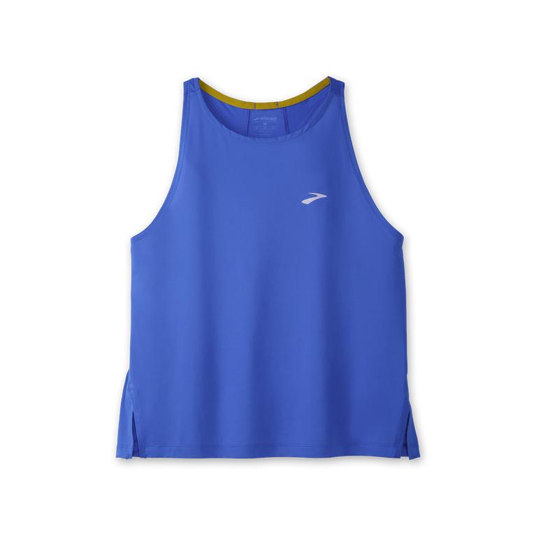 Brooks SPRINT FREE Breathable Running Tank Top Womens Outlet - Bluetiful (PCV423759)